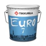 Тиккурила (Tikkurila) - Евро-7 краска латексная, база А 0,9 л.