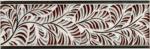 InterCerama - Rune плитка 23x7,5 см арт.: БШ 31041  бордюр красный